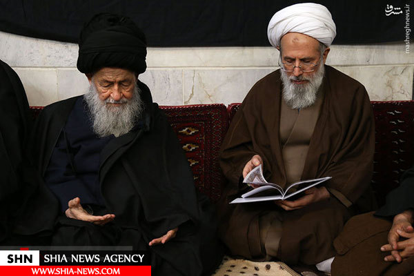 تصاویر  حضور مراجع و علما در بیت آیت الله موسوی اردبیلی