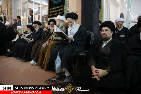 مراسم بزرگداشت آیت الله موسوی اردبیلی در دفتر آیت الله العظمی سیستانی