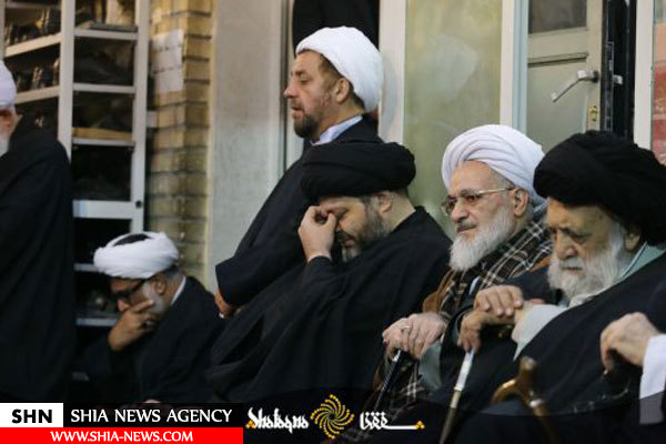 مراسم بزرگداشت آیت الله موسوی اردبیلی در دفتر آیت الله العظمی سیستانی