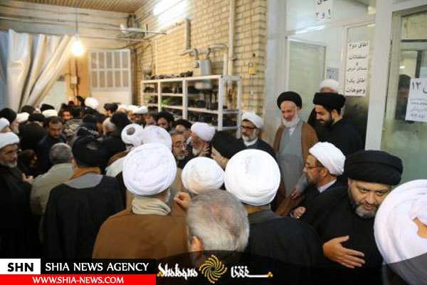 مراسم بزرگداشت آیت الله موسوی اردبیلی در دفتر آیت الله العظمی سیستانی