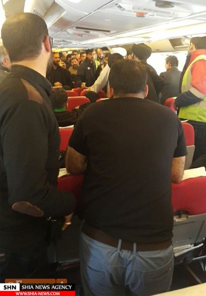 مسافران پرواز نجف-تهران از هواپیما پیاده نمی‌شوند
