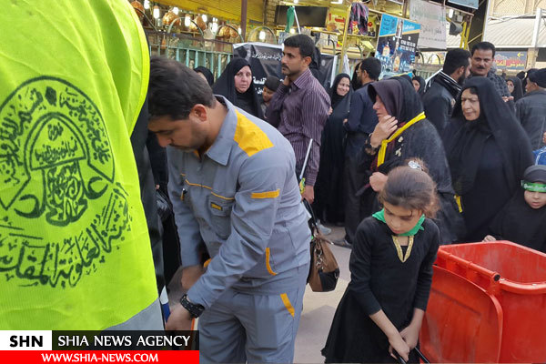 خدمات‌رسانی آستان علوی به زائران در سالروز وفات پیامبر(ص)