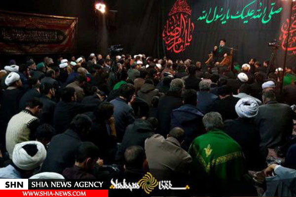 تصاویر اقامه عزاداری 28 صفر در دفتر آیت الله وحید خراسانی