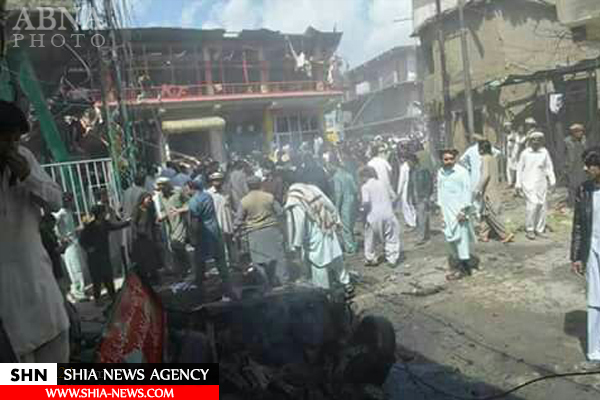 انفجار بمب در منطقه شیعه نشین پاراچنار پاکستان + تصاویر