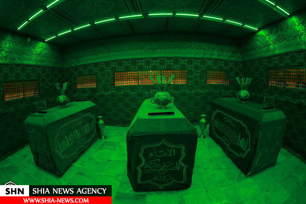 تصاویر از باز کردن ضریح قدیمی حرم مطهر امامین عسکریین(ع)