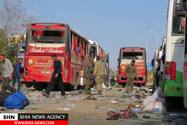 تصاویری جدید از انفجار مرگبار در محله الراشدین حلب (۱۸+)