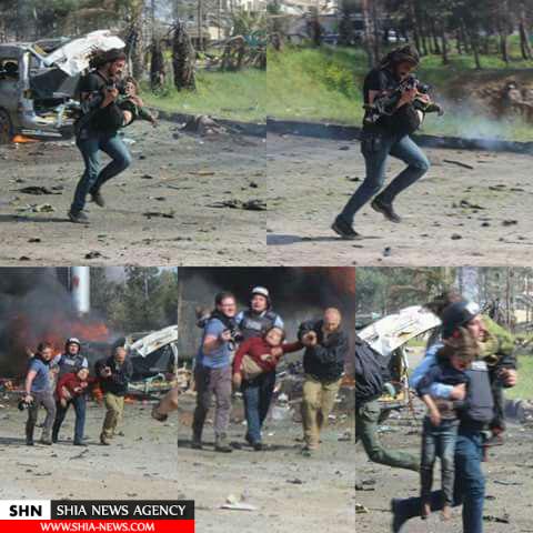 تصاویری جدید از انفجار مرگبار در محله الراشدین حلب (۱۸+)