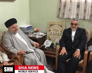 دیدار رییس و اعضای کمیسیون امنیت ملی و سیاست خارجی مجلس با نماینده آیت الله سیستانی + تصوير
