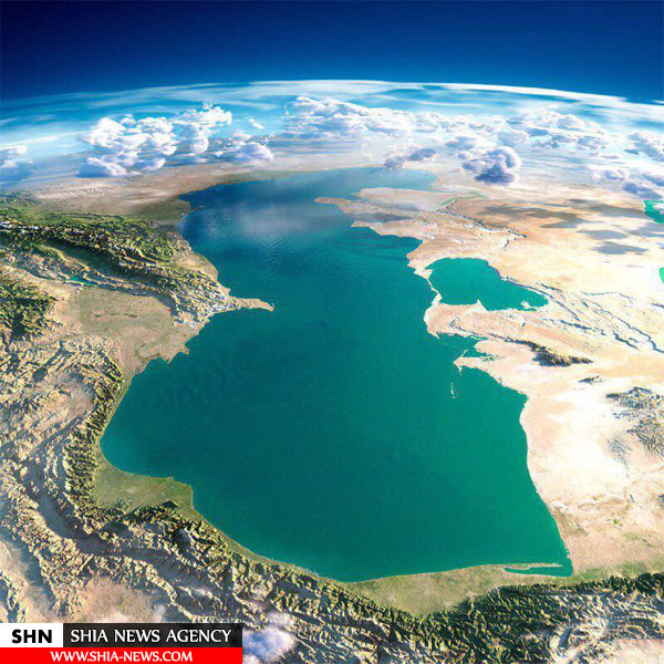 عکس خارقالعاده فضایی از دریای خزر عکس خارقالعاده فضایی از دریای خزر
