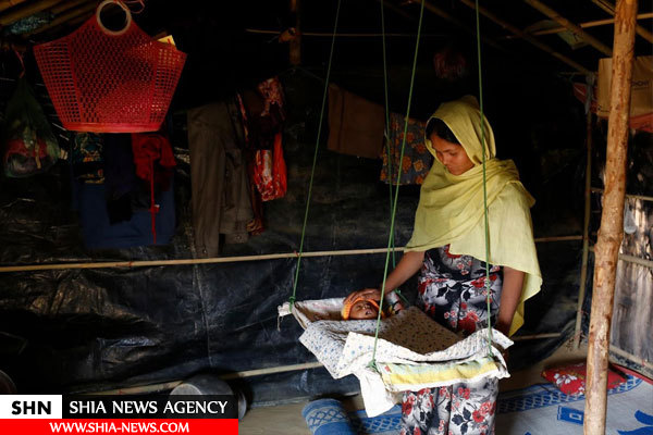 مادران روهینگیا از کشتار و هتک حرمت می گریزند+ تصاویر