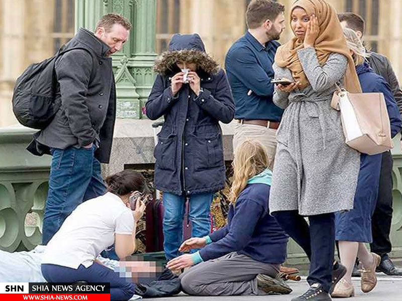 حجاب زن مسلمان در صحنه حمله لندن جنجال آفرید