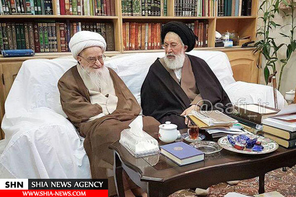 تصویر دیدار آیت الله سیدان با آیت الله العظمی صافی گلپایگانی تصویر دیدار آیت الله سیدان با آیت الله العظمی صافی گلپایگانی