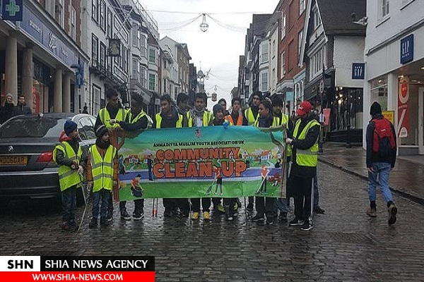 اقدام ویژه مسلمان انگلیسی در اولین روز سال نو+ تصویر