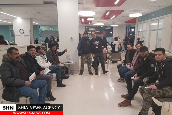 پناهندگان سوری در کانادا اقدام به اهدای خون کردند + تصاویر