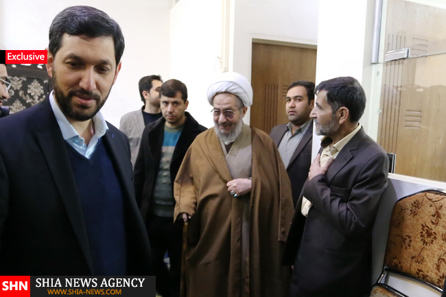 گزارش تصویری/ افتتاح کتابخانه تخصصی ادبیات وابسته به دفتر آیت الله العظمی سیستانی