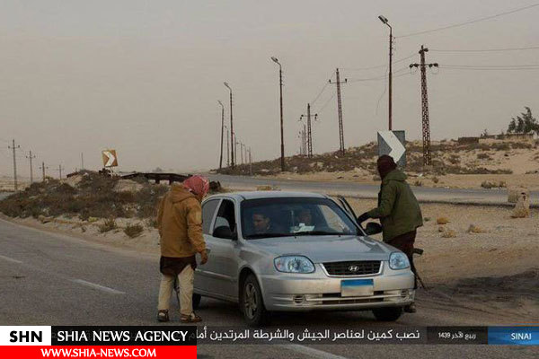 کمین خونین داعش به خودروی افسران +تصویر