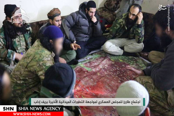 تصویر بُهتِ تروریست‌ها از پیشروی ارتش سوریه