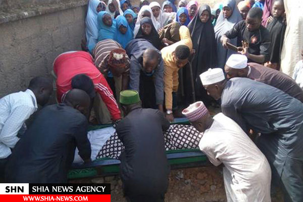 شیعیان نیجریه دانشجوی شهید را تشییع کردند+تصاویر