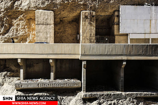 تصاویر وضعیت خشکسالی در سد مخزنی دز