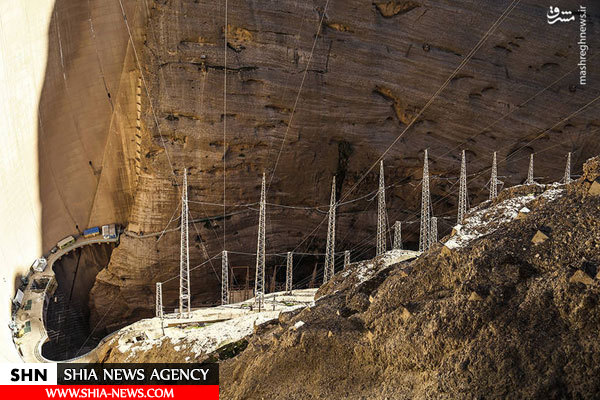 تصاویر وضعیت خشکسالی در سد مخزنی دز