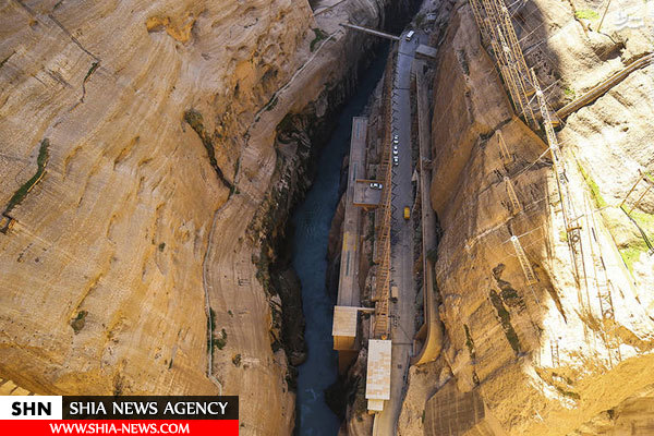 تصاویر وضعیت خشکسالی در سد مخزنی دز