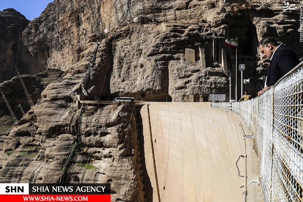 تصاویر وضعیت خشکسالی در سد مخزنی دز