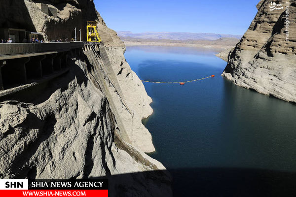 تصاویر وضعیت خشکسالی در سد مخزنی دز