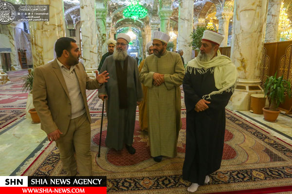 علمای ترکمان عراق به زیارت حرم امیرالمؤمنین(ع) مشرف شدند+ تصاویر
