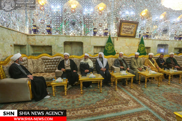 علمای ترکمان عراق به زیارت حرم امیرالمؤمنین(ع) مشرف شدند+ تصاویر