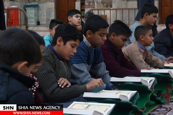 تصاویر محفل قرآنی در حرم حضرت عباس(ع)