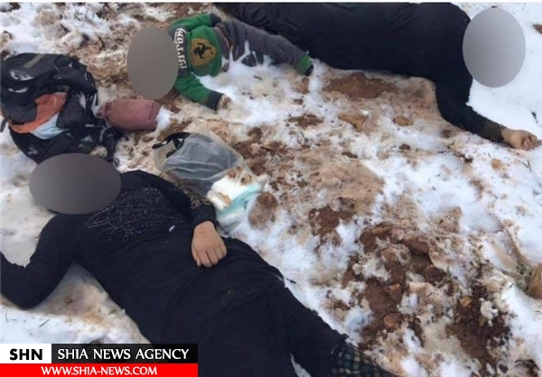 کشته شدن چند آواره سوری بر اثر سرمای بسیار شدید+ تصاویر