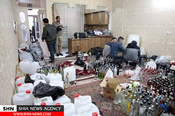 پلمپ لابراتوار تولید مشروبات الکلی در مشهد
