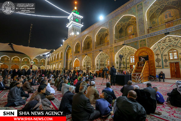 مراسم شهادت حضرت فاطمه(ع) در حرم امیرالمؤمنین(ع) برگزار شد+ تصاویر