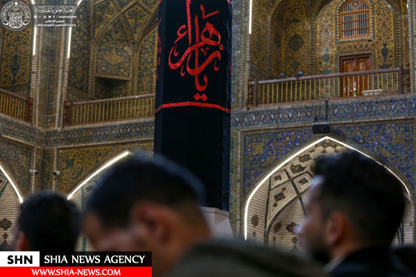 مراسم شهادت حضرت فاطمه(ع) در حرم امیرالمؤمنین(ع) برگزار شد+ تصاویر