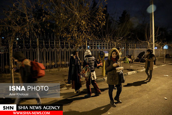 تصاویر تهران و کرج پس از زلزله ۴.۲ ریشتری