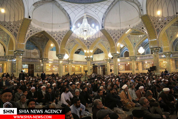 تصاویر جشن میلاد امام حسن عسکری(ع) با حضور مراجع و علما