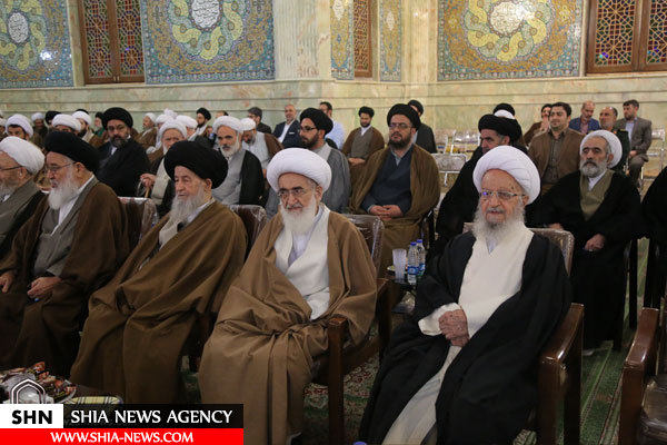 تصاویر جشن میلاد امام حسن عسکری(ع) با حضور مراجع و علما