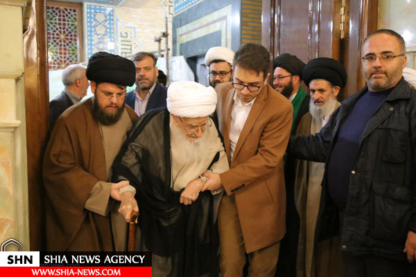 تصاویر جشن میلاد امام حسن عسکری(ع) با حضور مراجع و علما