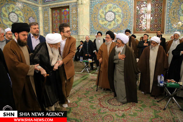 تصاویر جشن میلاد امام حسن عسکری(ع) با حضور مراجع و علما