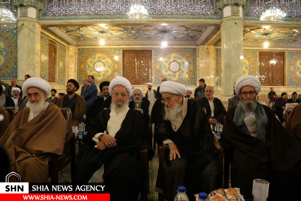 تصاویر جشن میلاد امام حسن عسکری(ع) با حضور مراجع و علما