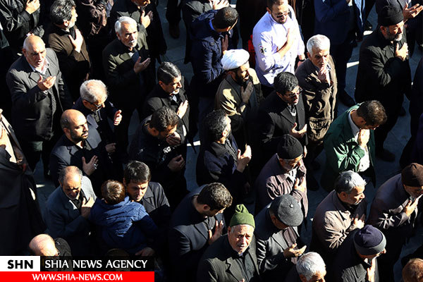 حضور دسته‌های عزاداری در حرم حضرت معصومه(س)