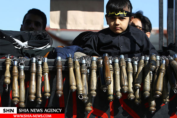 حضور دسته‌های عزاداری در حرم حضرت معصومه(س)