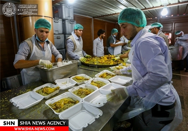 توزیع 3 میلیون بسته غذای تبرکی در مهمانسرای آستان علوی طی سال 2017+ تصاویر
