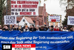 راهپیمایی اعتراضی پناهجویان عرب تبار در آلمان