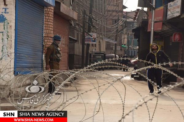 گسترش نا‌آرامی‌ها در کشمیر به روایت تصویر