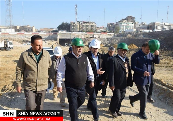 بازدید رئیس ستاد بازسازی عتبات از پیشرفت طرح توسعه حرم امام حسین(ع)