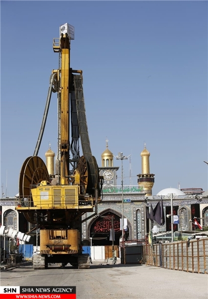 بازدید رئیس ستاد بازسازی عتبات از پیشرفت طرح توسعه حرم امام حسین(ع)