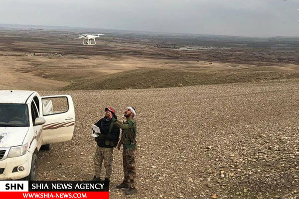 تصاویر عملیات نیروهای بسیج مردمی برای حذف پرچم سفیدها