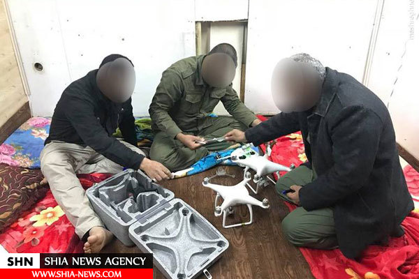 تصاویر عملیات نیروهای بسیج مردمی برای حذف پرچم سفیدها