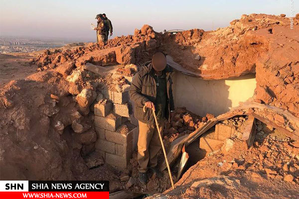 تصاویر عملیات نیروهای بسیج مردمی برای حذف پرچم سفیدها